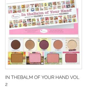 theBalm Greatest Hits Volume 2 Palette in the palm of your hand